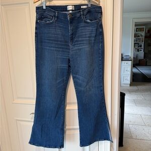 Frame Le Easy Flare - Denim Dark Blue Women's Jeans